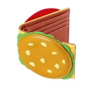 Genérico Cute Small Wallet Bifold Anti Theft - PU Leather System Compact Coin Holder Purse Design, Card Slot Organizer Travel Accessory, Beach Shopping Hiking Sports Car Office Daily Carry Use