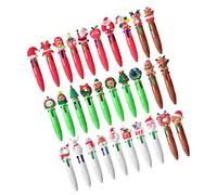 Genérico Cute Stationery, Fun Class Rewards, Multicolor Gel, Kids Approved for Children, Effortless Line Precision Writing, Seasonal Party Favors Supplies, Reindeer Santa