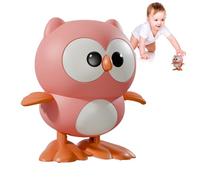 Genérico Cute Wind Up Toys,Walking Owl Clockwork Toy | 8x8x8.5cm Kids Colorful Bird Toys, Novelty Cartoon Style Clockwork Toy For Home, Kindergarten, Nursery, Preschool
