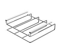 Genérico Cutting Board Holder For Cabinet Door - Over The Door Organizer | Multipurpose Shelf Rack With Hooks For Kitchen Utensils & Tools, 1-Pack, Rustproof Metal, No-Drill, Black.