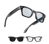 Genérico Cyanvue Ai Smart Glasses, 8mp Camera Glasses, Waterproof Ai Bluetooth Smart Eyewear (with Camera), Equipped with Music and Call Functions, Blue Light Filtering Lens (Anti-Blue Light)