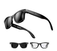 Genérico Cyanvue Ai Smart Glasses, 8mp Camera Glasses, Waterproof Ai Bluetooth Smart Eyewear (with Camera), Equipped with Music and Call Functions, Blue Light Filtering Lens (Sunglasses)