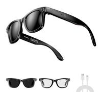 Genérico Cyanvue Ai Smart Glasses, 8mp Camera Glasses with Music & Call Features, Waterproof Ai Bluetooth Smart Eyewear (with Camera), Anti-Blue Light Eyewears for Men Women (Sunglasses)