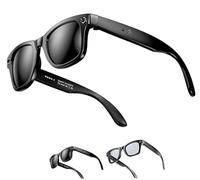 Genérico Cyanvue Ai Smart Glasses, 8mp Camera Glasses with Music & Call Features, Waterproof Ai Bluetooth Smart Eyewear,Blue Light Filtering Lens (Sunglasses)