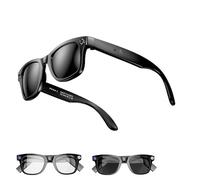 Genérico Cyanvue Ai Smart Glasses, 8mp Camera Glasses with Music & Call Features, Waterproof Ai Bluetooth Smart Glasses with Camera,UV Protection,Anti-Blue Light Glasses Everyday Wear (Black)