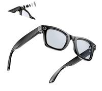 Genérico Cyanvue Ai Smart Glasses, 8mp Camera Glasses with Music & Call Features, Waterproof Bluetooth Connectivity, WiFi Transfer, Anti-Shake, for Men with Camera (Anti-Blue Light)