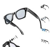 Genérico Cyanvue Ai Smart Glasses - 8mp Camera Glasses with Music & Call Features, Waterproof Smart Glasses for Men Women with Camera (Anti-Blue Light)