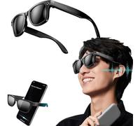 Genérico Cyanvue Ai Smart Glasses, AI Smart Glasses with Camera, 8MP Camera Glasses, Bluetooth Glasses with 144 Translation, Suitable For Outdoor and Indoor with Music & Call Features (Negro)