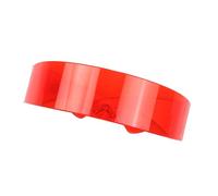 Generico Cyber Visor Shades - Futuristic Rimless Sunglasses, Uv400 Protective Glasses with Modern Design, Lightweight Trendy Eyewear for Men and Women, Festival, Cosplay or Outdoor Fashion, rojo