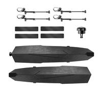 Genérico Cycle Mud Guard Set, Adjustable Wheel Shield, Quick Release Attachment, Thickened Tire Cover, Splash Protection for Front Rear Motorcycle Riding Conditions, Stylish Innovation