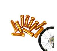 Generico Cycle Wire Nipple Tip - Line Ferrule, Gear Shift Cable Topper | Precision Stamping Anodized Color Coating Cap | Mountain Road City Cycling Gear, Universal Fit Wire Fraying Prevention Plug