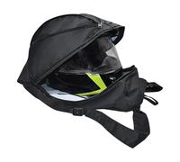 Genérico Cycling Backpack - Stylish Motorcycle Helmets Storage, Lightweight Waterproof Outdoor Bag Zipper Closure Design For Travel Hiking Camping, Reflective Safety Rucksack Large Capacity Black