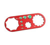 Generico Cycling Fork Wrench - Aluminum Alloy, 3,94 x 1,42 x 0,18 in Removal Tool Shock Cap Remover | Lightweight Grip Suspension Fork Repair, Front Tool for Mountain Biking, Maintenance, Cycling