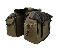 Genérico Cycling Pouch - Watertight Fabric Organizer, Touring Accessory, Rear Under Seat Mount, Motorcycle Scooter Commuting Trip, Secure Fastening Component, Canvas Storage Container