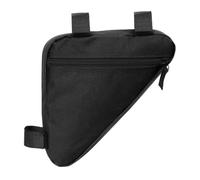 Genérico Cycling Storage Top Tube Front Pouch - Cycle Triangle Frame Bag, Water Resistant Cycling Pack | 7.8x7.2x1.5 In, Nylon Cloth Triangle Frame Bike Storage Bag For Cycle Lock, Tools Or Jacket