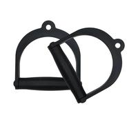 Genérico D Handle Cable Attachment - Heavy Duty Fitness Equipment, 2 Pieces Workout Pull Down Handles - For Tricep Extension Bicep Curls Back Training Trainer Athletes Bodybuilders Beginners