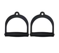 Genérico D Handle - D Handle Cable Attachment, Non Slip Ergonomic Home Gym Accessories, 2 Pieces Workout Pull Down Handles For Tricep Extension Bicep Curls Back Training Trainer Athletes Bodybuilders