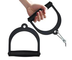 Genérico D Handle, Ergonomic D-Shaped Cable Attachments for Home Gym Workouts, 2 Pack Pulley Grips, Tricep Extensions Bícep Curls Back Training, Durable Ejercise Handles for Athletes and Beginners