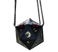 Genérico D20 Dice Novelty Handbag, 21x24cm Modular Slot Fun Shape Purse Bag, Creative Compact Storage Bag for Travel Party Club Vacation Daily Use Commuting and Casual Outings Accessory