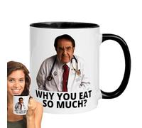 Genérico da caffè Doctor Humor - in ceramica da 11 once, adatta al microonde | Divertente ţazza regalo con comoda maniglia, regalo ideale dalla famiglia per la casa, l'ufficio o la sala relax