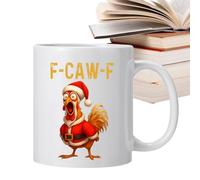 Generico Da Caffè - Vaso para bromas de 350 ml | Con escultura de gallo decorativa para escritorio, para niños, amigos, hombres, mujeres, adultos, para el trabajo, el vino, la casa, leche, la bi