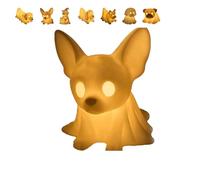 Genérico Dachshund Ghost Lamp, French Bulldog Halloween Glowing Ghost Dog Figurines, Cute Halloween Decor Statues Nightlight for Dog Lovers, Home Decor Gift for Bedroom (G)