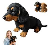 Genérico Dachy 2.0 Ai Powered Plush Dog, Dachy 2.0, Interactive Dachshund Plush Toy, Dachshund Sofa Ornaments and Decorations, for Dog Lovers (1pcs,Black)