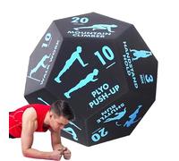 Genérico Dado Fitness Workout - Dado de Entrenamiento 12 Caras | Balón Gym Yoga Aeróbico | Juego Interactivo para Casa Gimnasio Sala de Estar Jardín Interior Exterior Diversión & Deporte