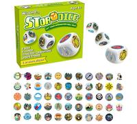 Genérico Dados De Cubo para Contar Historias: Juego Creativo Y Feliz, Interactivo para Padres E Hijos, Juego De Juguetes De Tablero Educativo | Divertida Actividad De Imaginativo para Niños, Niños,