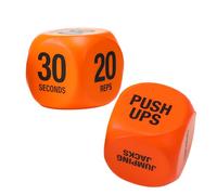 Genérico Dados De Ejercicios para Entrenamientos,Juego De Dados De 6 Caras para Mujeres 2 Unidades - Equipo Divertido Fortalecimiento Mujeres Sentadillas Flexiones Deporte Viaje Casa