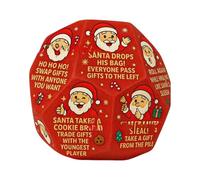 Genérico Dados Divertidos para Intercambio de Regalos de - Ideas para Medias de Epifanía para Eles, Regalo de Santa Claus | 2,99x2,99 Pulgadas Familiar Mujeres Entretenimiento