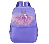 Genérico Dance Backpack - Princess Dress School Bag Organizer, Cute Ballet Dance Backpack Casual, Travel Outdoor Hiking School Bag, Mujer Stylish Everyday Carry Accessory Practical Daily Usage, malva