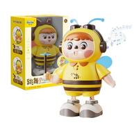 Genérico Dancing Bee Toy, Musical Interactive Abejita Chiquitita with Lights & Music, Interactive for Crawling & Sensory Play (Blue)