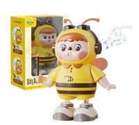 Genérico Dancing Bee Toy, Musical Interactive Abejita Chiquitita with Lights & Music, Interactive for Crawling & Sensory Play (Pink)