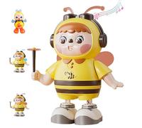 Genérico Dancing Bee Toy, Musical Interactive Bee with Lights & Music, Lovely Happy Dancing Toy, Singing Bees with Swinging Motion (Pink)