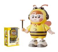 Genérico Dancing Bee Toy, Plim Bee Toys, Juguete De Abejita con Musica, Musical Interactive Bee with Lights and Music, Legs Move | Body Twist | Eyes Can Move (Type B)