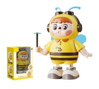 Genérico Dancing Bee Toy, Plim Bee Toys, Juguete De Abejita con Musica, Musical Interactive Bee with Lights and Music, Legs Move | Body Twist | Eyes Can Move (Type C)