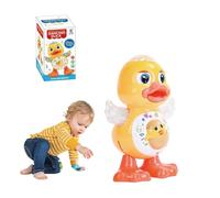Genérico Dancing Bee Toy, Toys for 1 Year Old Boy Electric Dancing Bee, Interactive Light-Up Toy with Music & Movement (Duck)