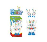 Genérico Dancing Bee Toy, Toys for 1 Year Old Boy Electric Dancing Bee, Interactive Light-Up Toy with Music & Movement (Rabbit)