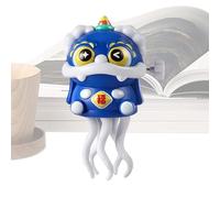 Genérico Dancing Crawling Toy - Wind Up Lion Dance Figurine, Traditional Cultural Educational Toy, Battery-Free Movement, Fine Motor Skills Development, Vibrant Festive Nursery Decor | For Kids