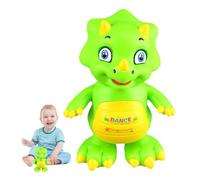 Genérico Dancing Dinosaur Robot - Electronic Smart Toy | Music and Light Educational Puzzle Dinosaur For Boys Girls Kids | Interactive Walking Toy For Learning and Fun