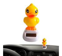 Genérico Dancing Duck, Solar Figurine, Powered Bobble Motion Toy, No Battery Swing Design, Dashboard Doll for Cars, Desks, Bookshelves, Bedside Tables, Home Decor, Indoor, Enrichment