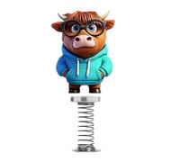 Genérico Dancing Figure Toy - 2D Acrylic Cartoon Shake Head Doll, Cute and Hilarious Bobble Calf, Shake Head Dashboard Toy | For Collectible Center Console Interior Office Desk Party Favors Home, 20g