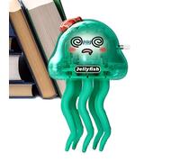 Genérico Dancing Jellyfish Toy, Crawling Sensory Figurine, 2.17x1.97in Authentic Simulated Sea Animal, Bright Color Lights, Interactive Animal Toys for Toddler, Kids, Boys, Girls, Babies