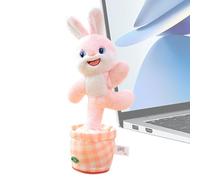 Generico Dancing Plush Toy For Kids - 4.72x14.17 Inches Electric Animal | Talking Rabbit Plush Dolls, Electric Interactive Stuffed Toy For Children