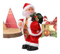Genérico Dancing Santa Claus - Fabric 27,5x13x15cm | Electronic Hip Shaking Musical Santa Claus | Christmas Animated Decoration for Home Bedroom Living Room and Holiday Parties