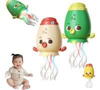 Genérico Dancing Squid Toy,Electric Dancing Octopus Toy,Squid Tummy Time Toys,Funny Octopus Toys with Dynamic Sound and Light,Crazy 8-Leg Auto-Dance Octopus,Suitable for All Children (2PCS Green)