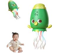 Genérico Dancing Squid Toy,Electric Dancing Octopus Toy,Squid Tummy Time Toys,Funny Octopus Toys with Dynamic Sound and Light,Crazy 8-Leg Auto-Dance Octopus,Suitable for All Children (Green)