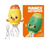 Genérico Dancing Toy, Crawling Octopus, Light-Up Movement, Obstacle Avoidance, Interactive Animal Figure, Floor Play Entertainment for Nursery Bedtime Daycare Easter Preschool Boys 7.87x4.53x3.35in