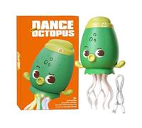 Genérico Dancing Toy, Crawling Octopus, Light-Up Movement, Obstacle Avoidance, Interactive Animal Figure, Floor Play Entertainment for Nursery Bedtime Daycare Easter Preschool Boys 7.87x4.53x3.35in